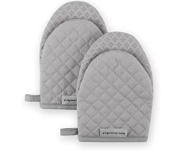 KitchenAid Asteroid Mini-Ofenhandschuh-Set, Baumwolle, 5.5"x8", 2 Stück